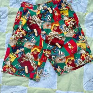 Vintage men’s Jeffery Banks western football shorts Small